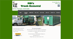 Desktop Screenshot of mdstrashremoval.com